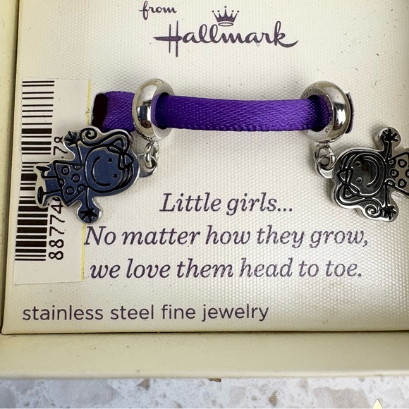 Hallmark Stainless Steel Bracelet Charms - Picture 2 of 4
